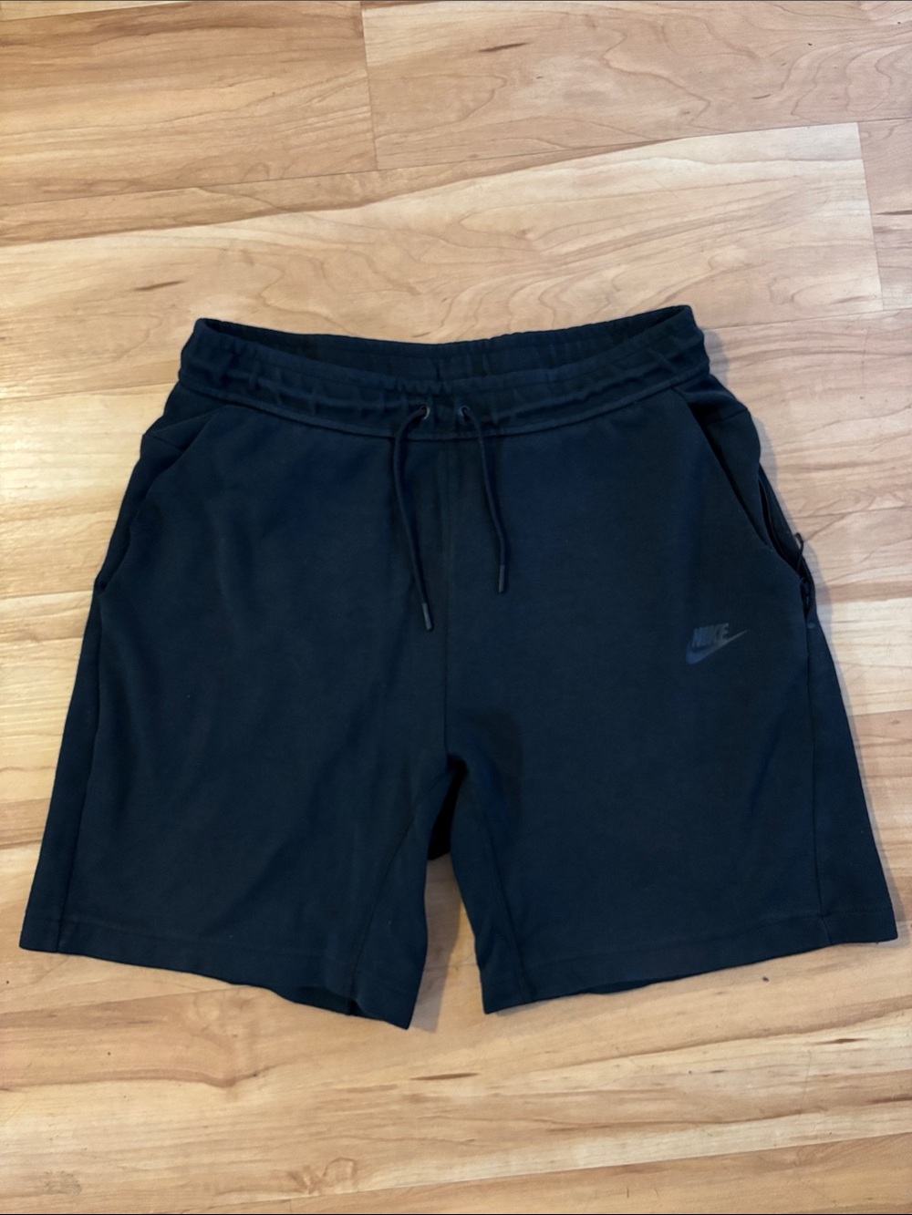Nike Black Athletic Drawstring Shorts